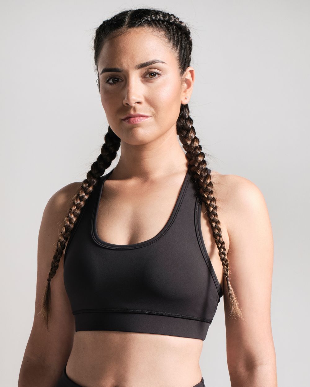 Racerback Sports Bra - Black image 0