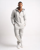 Mens Scuba Hoodie - Grey Melange image 3