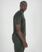 Mens Melange Activ Tee - Olive Green image 2
