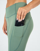 Womens Active Leggings - Forest Green image 4