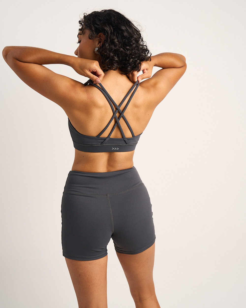 Womens Core Sports Bra - Charcoal image 3