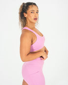 Womens High Impact Sports Bra - Dusty Pink image 2