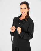 Womens Scuba Hoodie - Black image 0