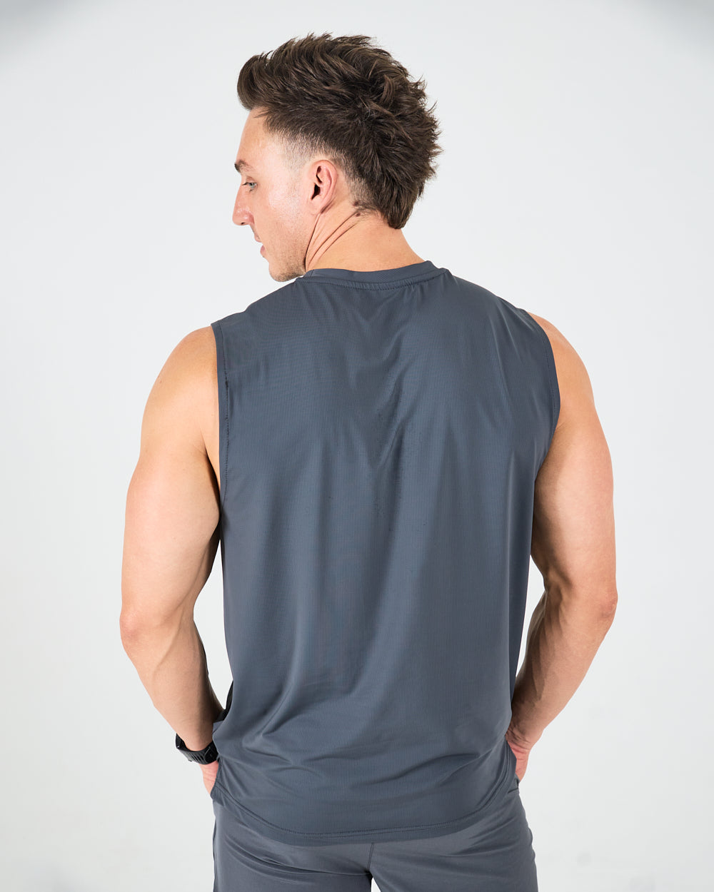 Mens Tank Top - Grey image 3