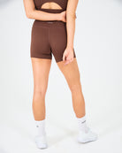 Womens Hot Shorts - Mocha Brown image 2