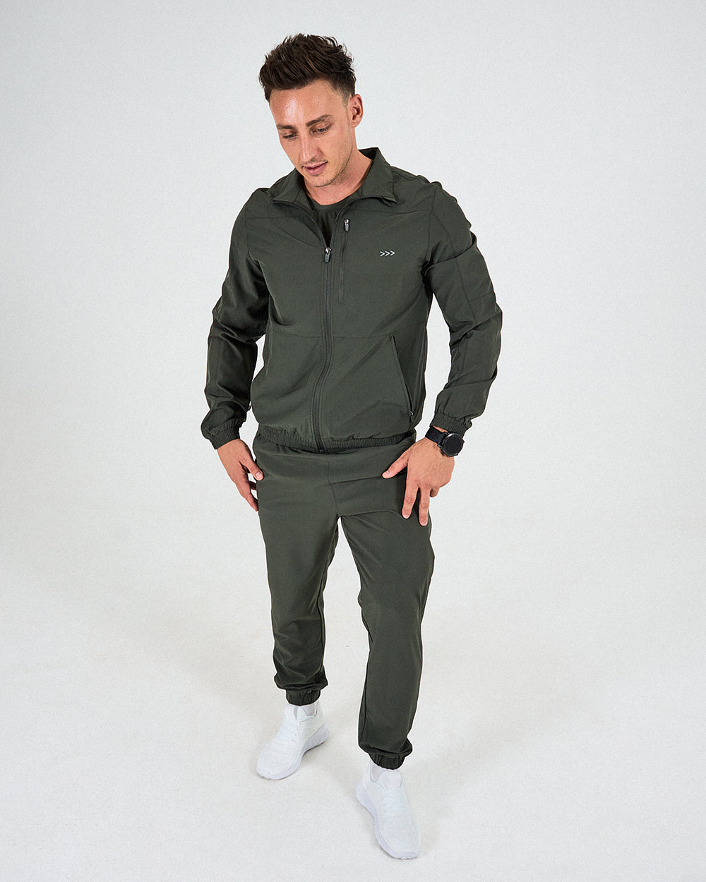 Mens Activ Jacket - Olive Green image 5