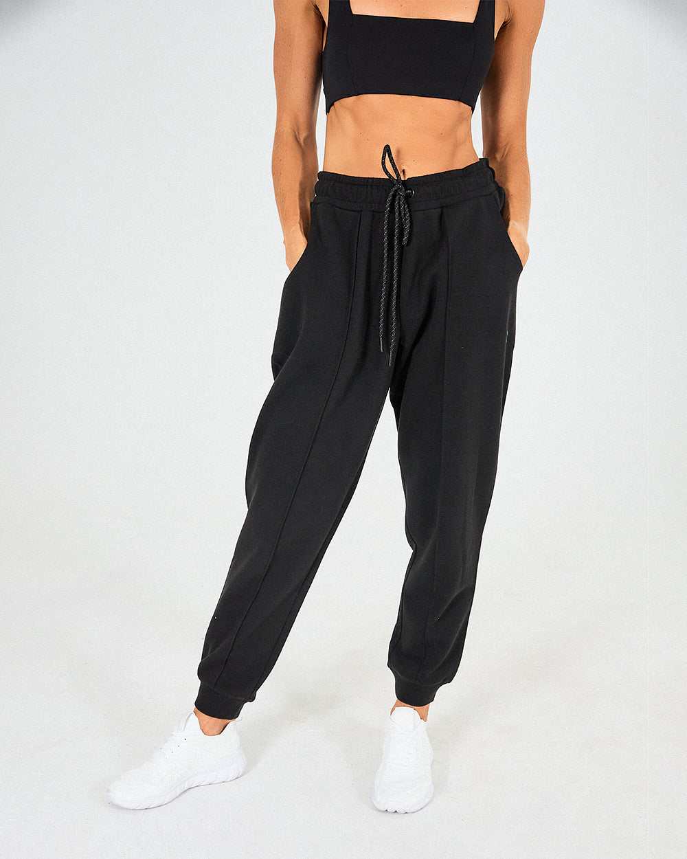 Womens Scuba Joggers - Black image 0