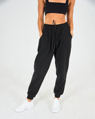Womens Scuba Joggers - Black image 0