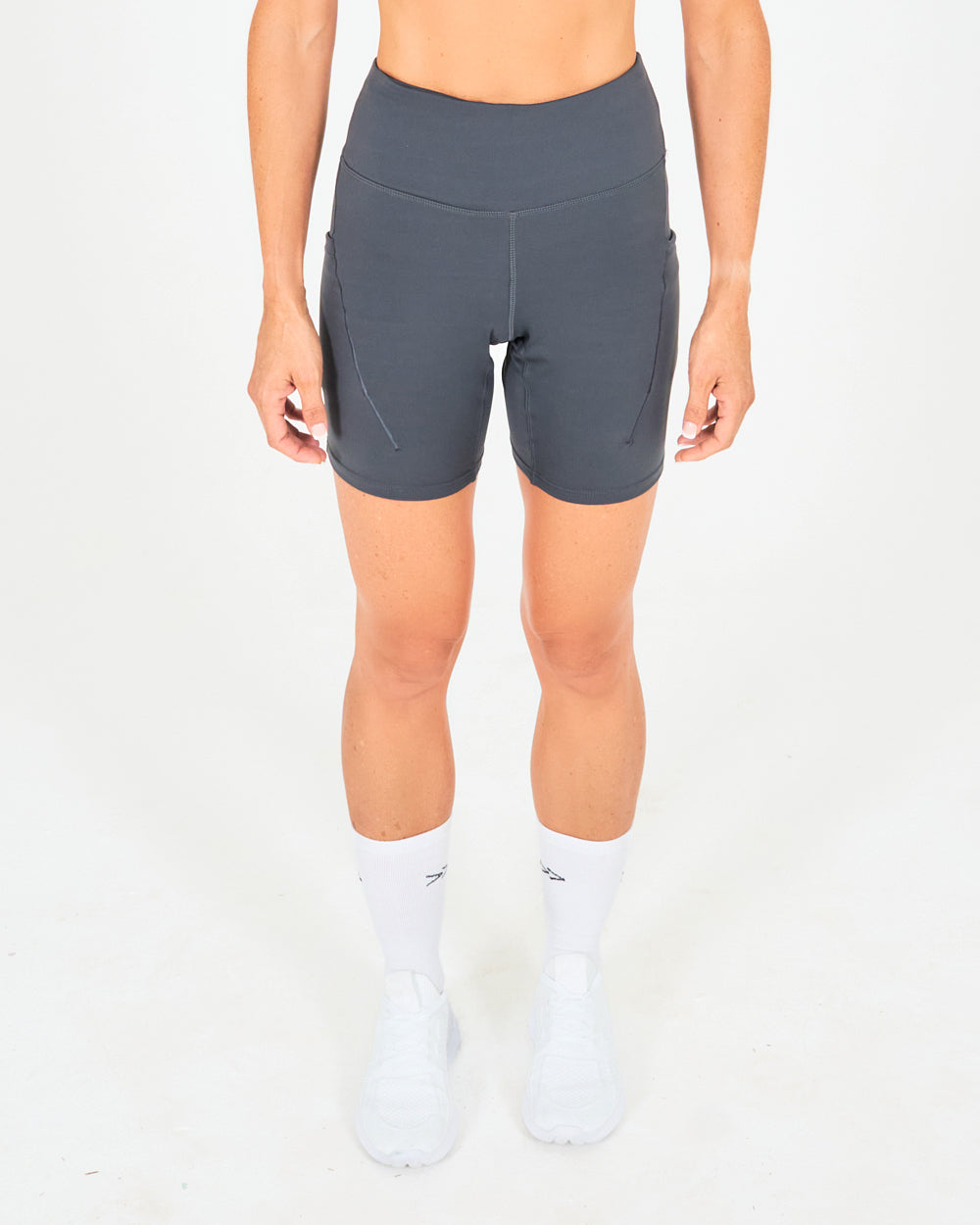 Womens Bike Shorts - Charcoal image 0