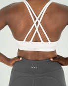 Womens Core Sports Bra - Vanilla White image 3