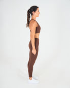 Womens Core Sports Bra - Mocha Brown image 4