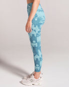 Printed 7/8 Leggings - Teal image 3