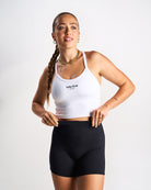 Womens Supportive Tank - White image 2