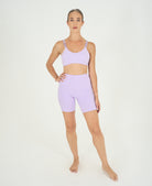 Womens Strappy Sports Bra - Lilac image 4