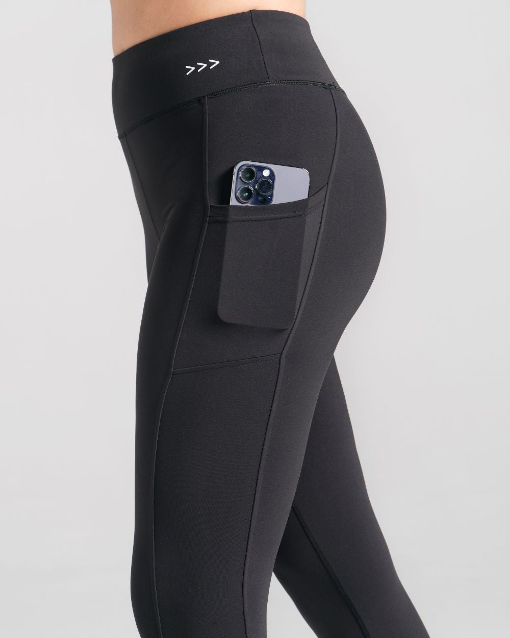 7/8 Leggings - Black image 4