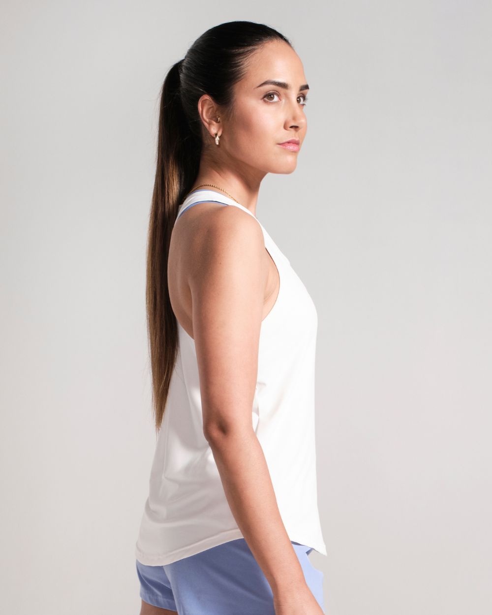 Racerback Tank - Off White image 3