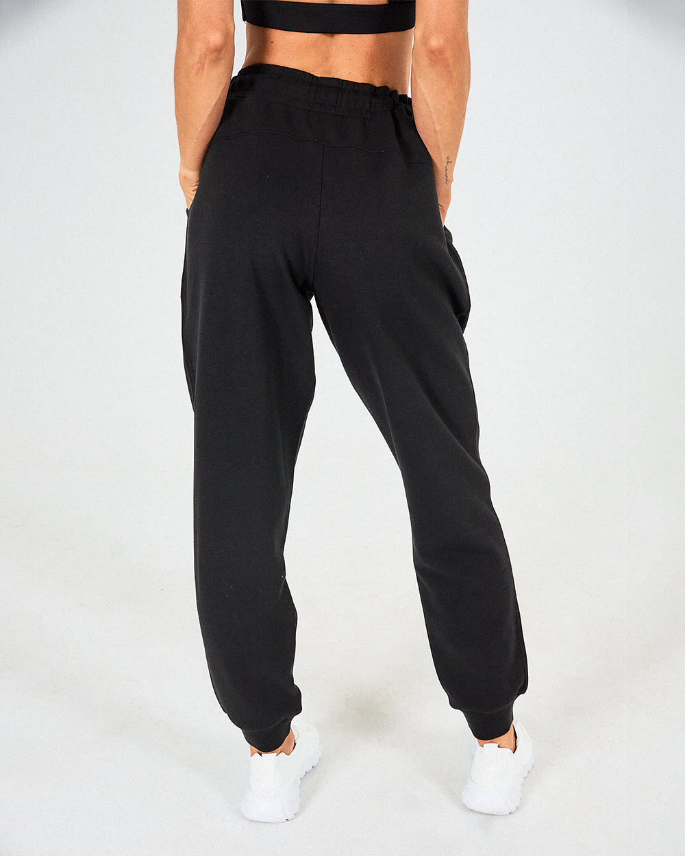 Womens Scuba Joggers - Black image 3