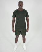 Mens Melange Activ Tee - Olive Green image 5