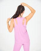 Womens Racerback Tank Top - Dusty Pink image 5