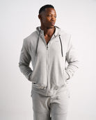 Mens Scuba Hoodie - Grey Melange image 0