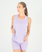 Womens Racerback Tank Top - Lilac image 0