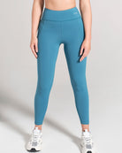 7/8 Leggings - Teal image 0