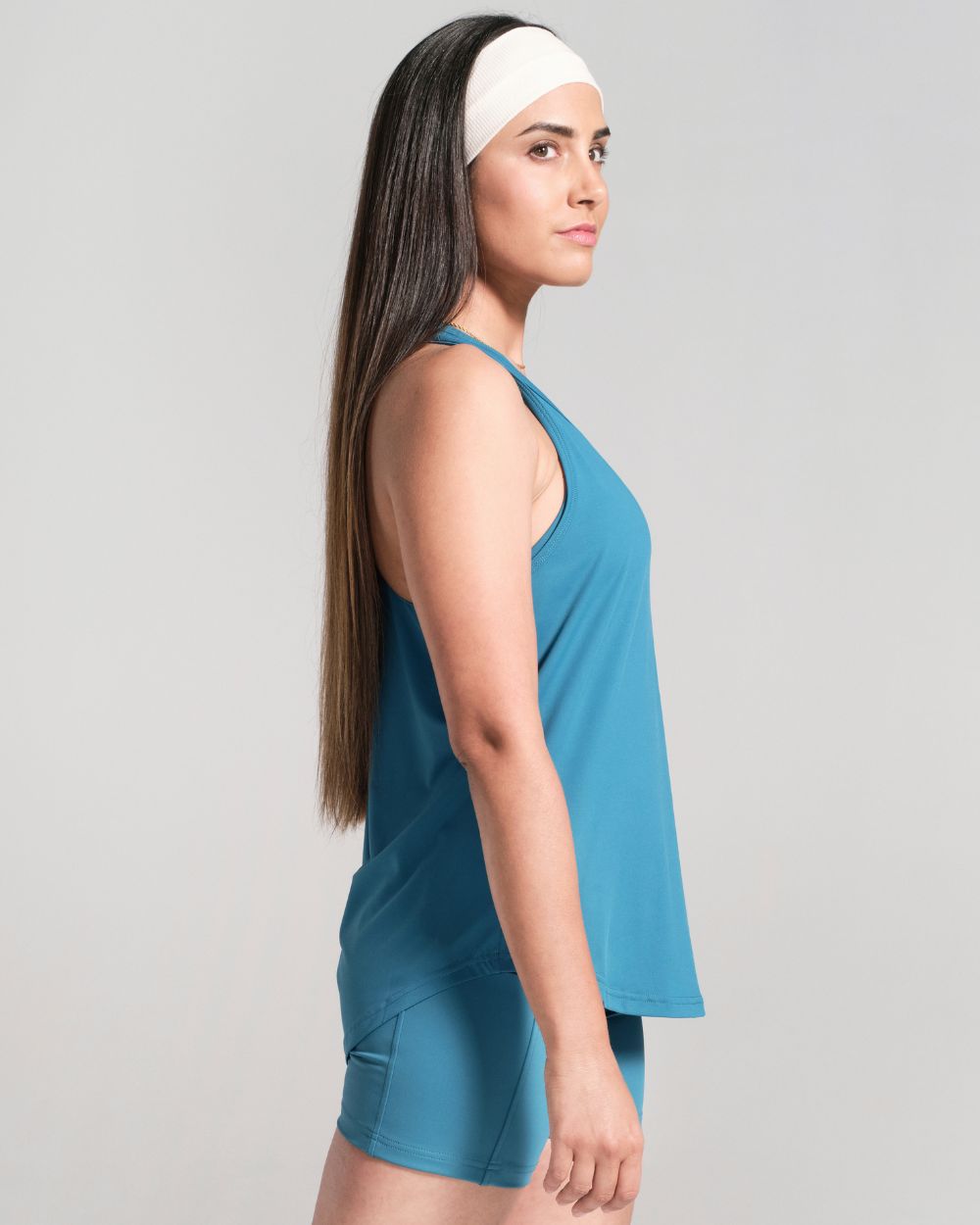 Racerback Tank - Teal image 3