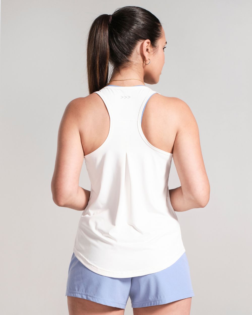 Racerback Tank - Off White image 2