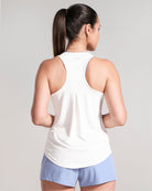 Racerback Tank - Off White image 2