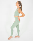 Womens 7/8 Leggings - Sage Green image 2