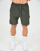 Mens Core 7-Inch Shorts - Olive Green image 0