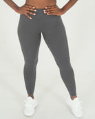 Womens Full Length Leggings - Charcoal image 0