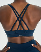 Womens Core Sports Bra - Navy image 3