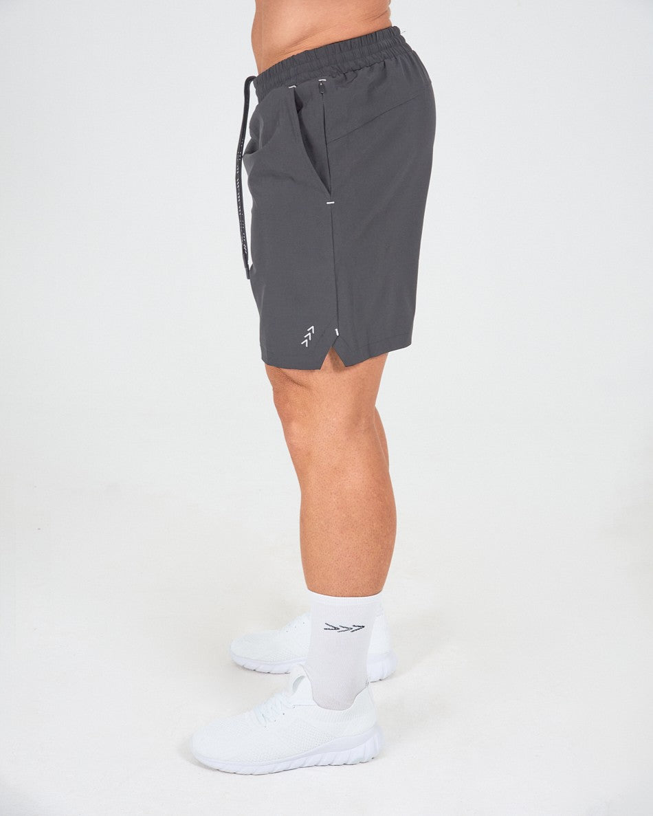 Mens Train 6-Inch Shorts - Grey image 2