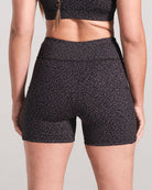 Printed Bike Shorts - Black image 2