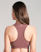 Racerback Sports Bra - Brown image 2