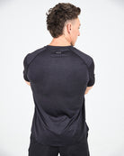 Mens Melange Activ Tee - Black image 3