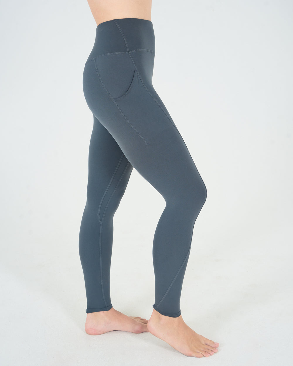 Womens 7/8 Leggings - Sapphire Grey image 2