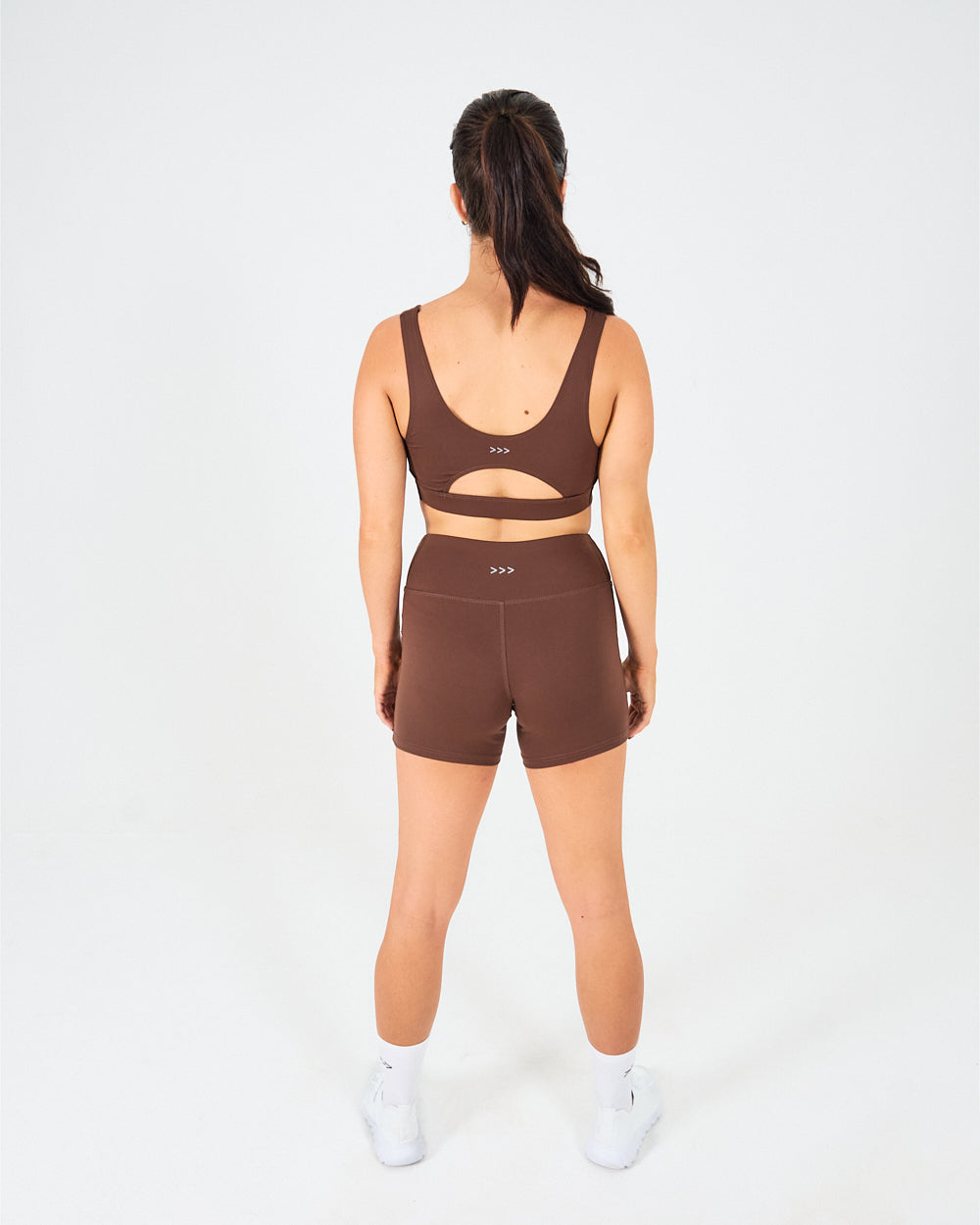 Womens Hot Shorts - Mocha Brown image 5