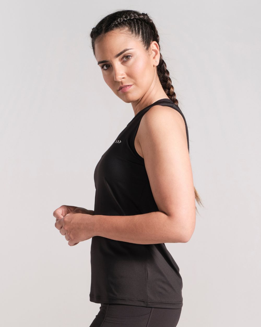 Gym Tank Top - Black image 3