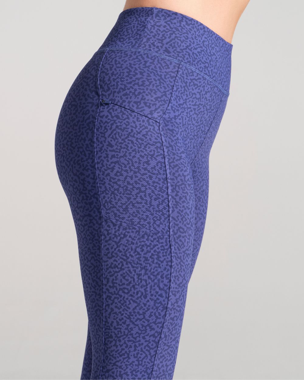 Printed 7/8 Leggings - Electric Blue image 3