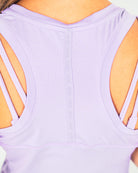 Womens Racerback Tank Top - Lilac image 4