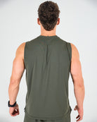 Mens Tank Top - Olive Green image 3