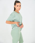 Womens Oversized Tee - Sage Green image 2