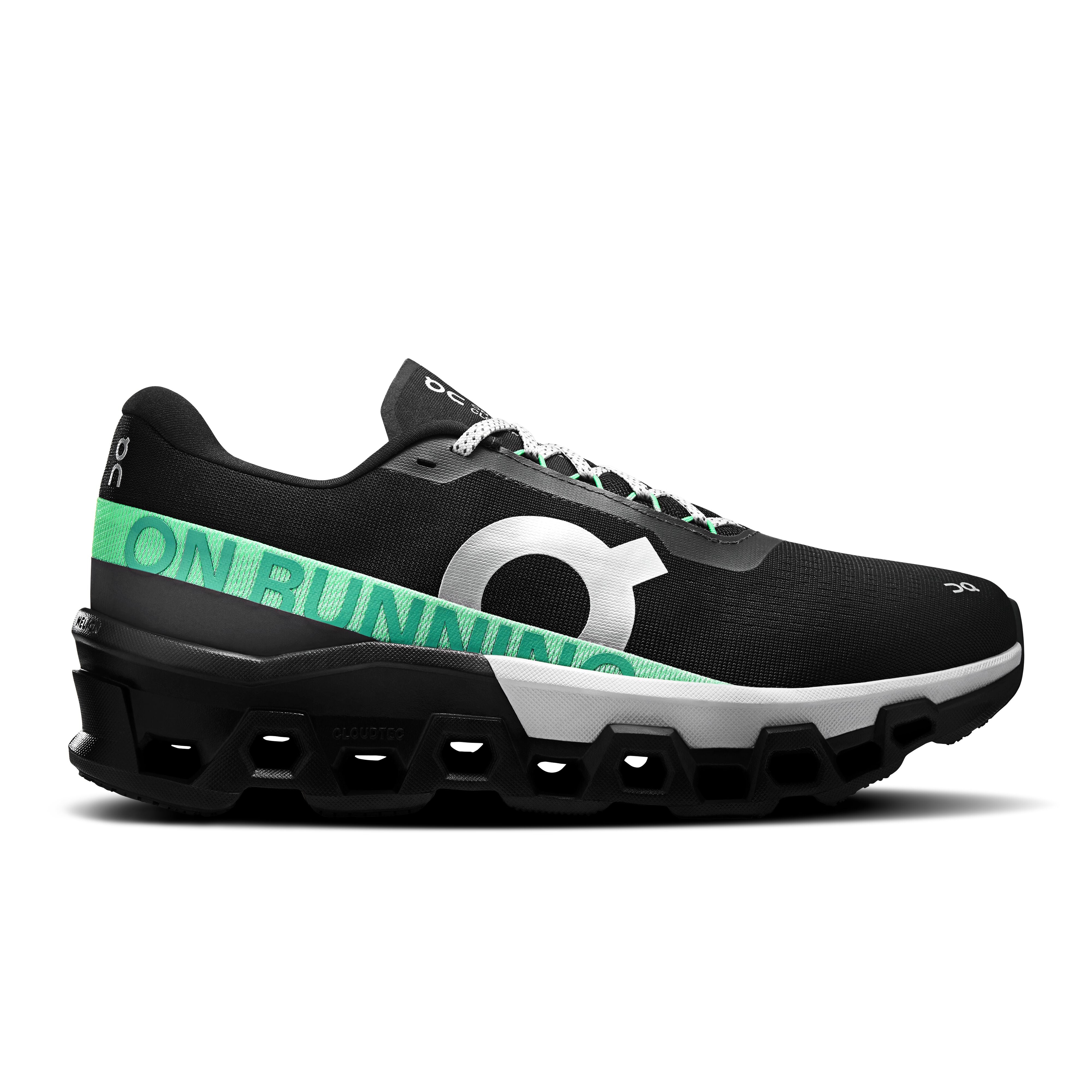 On Cloud Men's - Cloudmonster 2 Running Shoe - Black Glacier