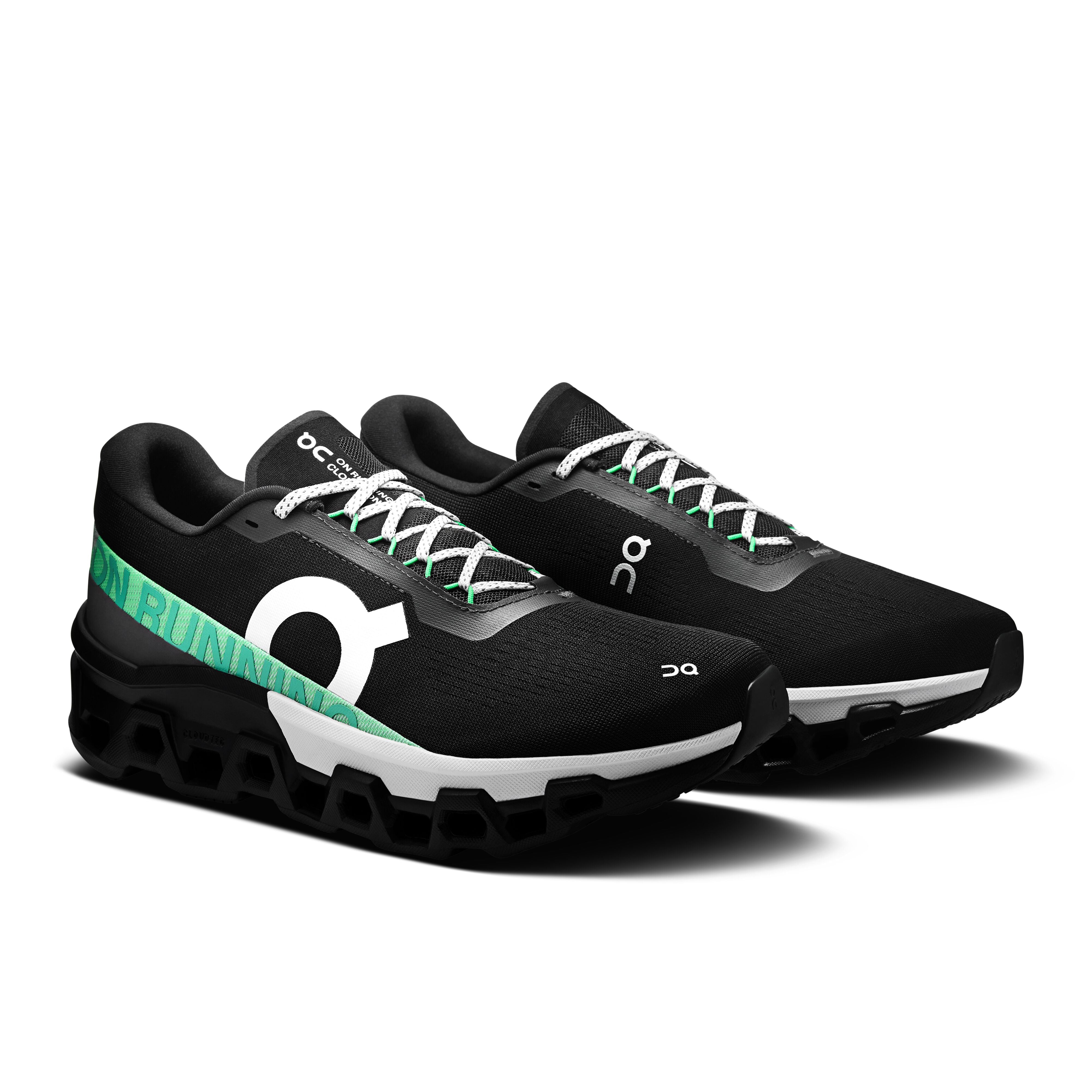 On Cloud Men's - Cloudmonster 2 Running Shoe - Black Glacier