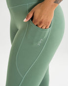 Womens Core Leggings - Forest Green image 3