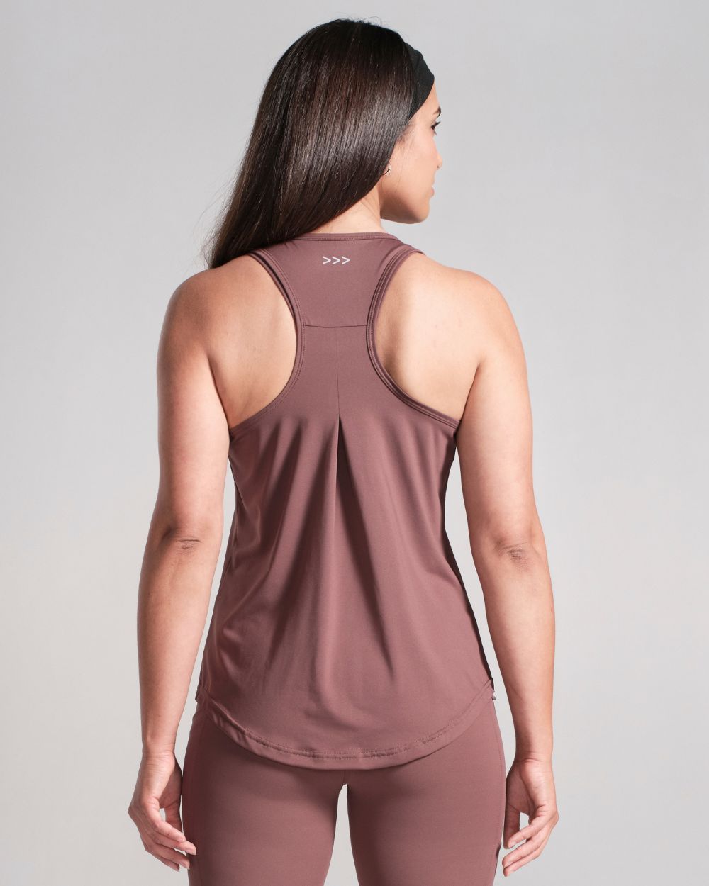 Racerback Tank - Brown image 2