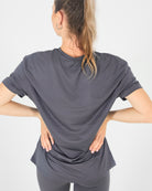 Womens Oversized Tee - Sapphire Grey image 3