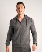 Mens Scuba Hoodie - Charcoal Melange image 0